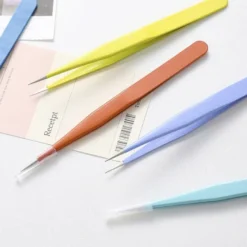 Mo Card | Pinzas Metálicas Rectas Amarillo