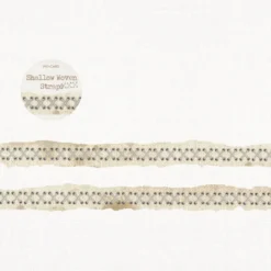 Mo Card | Rippled Edge Sewing Washi Tape Shallow Woven Straps