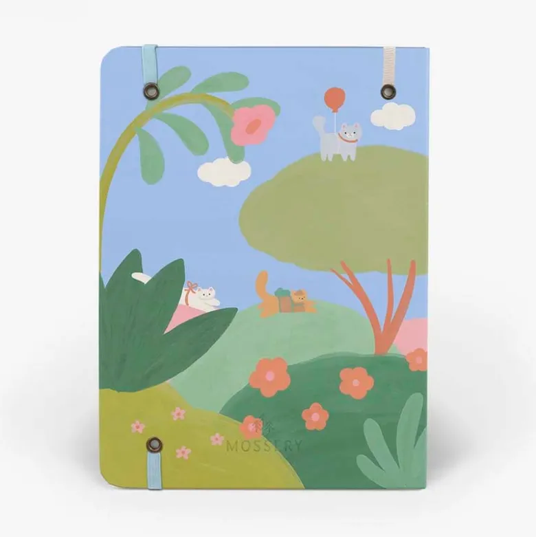 Mossery | Cuaderno Sketchbook A5 Cloud Cats (Papel 260gr)