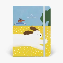 Mossery | Cuaderno Threadbound A5 Dog Chase (Puntos)