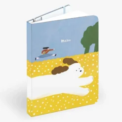 Mossery | Cuaderno Threadbound A5 Dog Chase (Puntos)