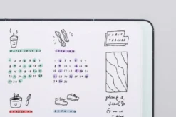 Mossery | Cuaderno Threadbound A5 Black Speckle (Puntos)