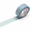 MT Masking Tape | Colorful Gingham Check Blue Washi Tape