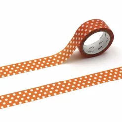 MT Masking Tape | Dot Deep Orange Washi Tape