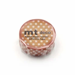 MT Masking Tape | Dot Deep Orange Washi Tape