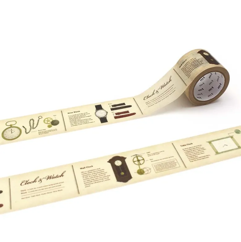 MT Masking Tape | Encyclopedia Clocks Washi Tape