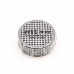 MT Masking Tape | Gingham Check Black Washi Tape