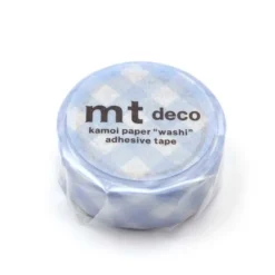 MT Masking Tape | Gingham Check Pastel Ultramarine Washi Tape