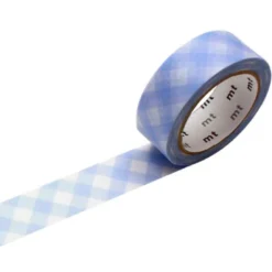 MT Masking Tape | Gingham Check Pastel Ultramarine Washi Tape