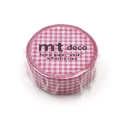 MT Masking Tape | Gingham Check Pink Washi Tape