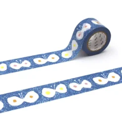 MT Masking Tape | Mina Perhonen Hana Hane Blue Washi Tape