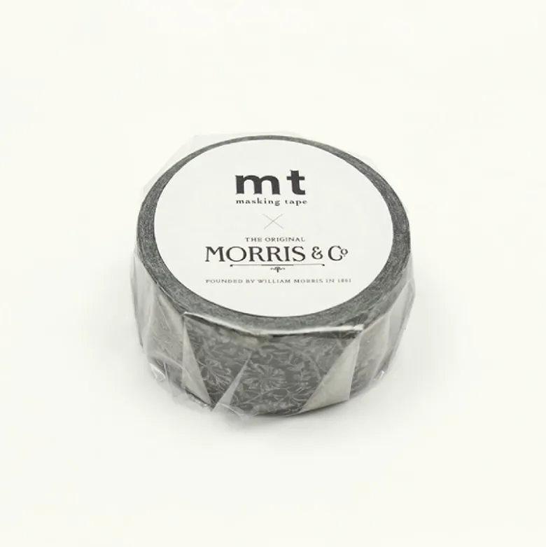 MT Masking Tape | Morris & Co. Pure Honeysuckle Tullip Black Ink Washi Tape