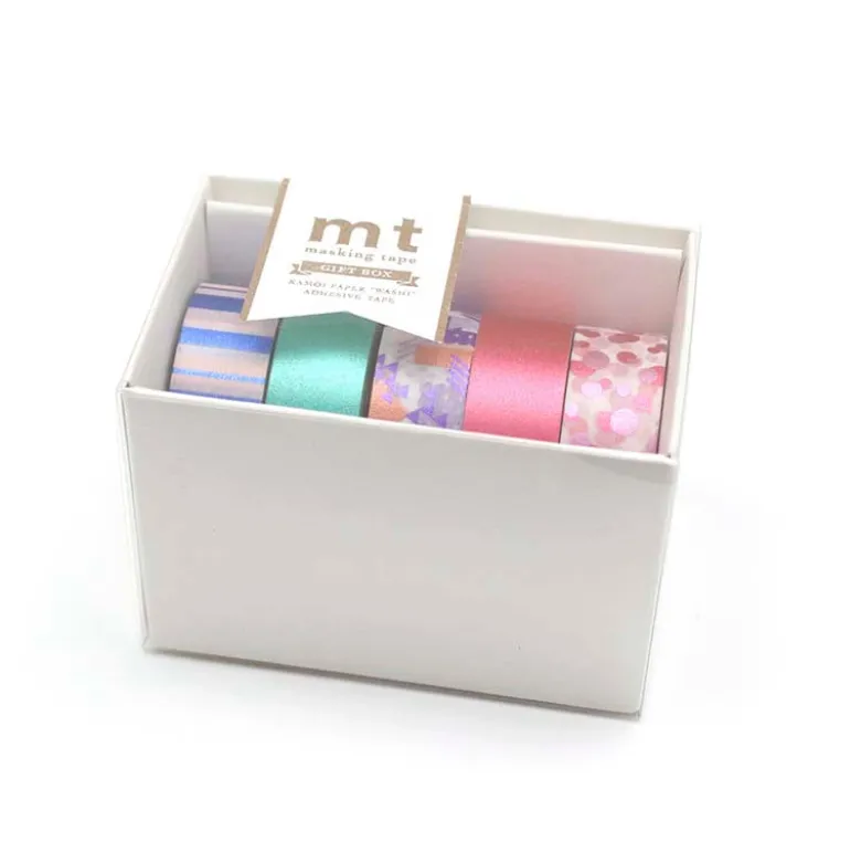 MT Masking Tape | Set de 5 Washi Tapes Colores Bright