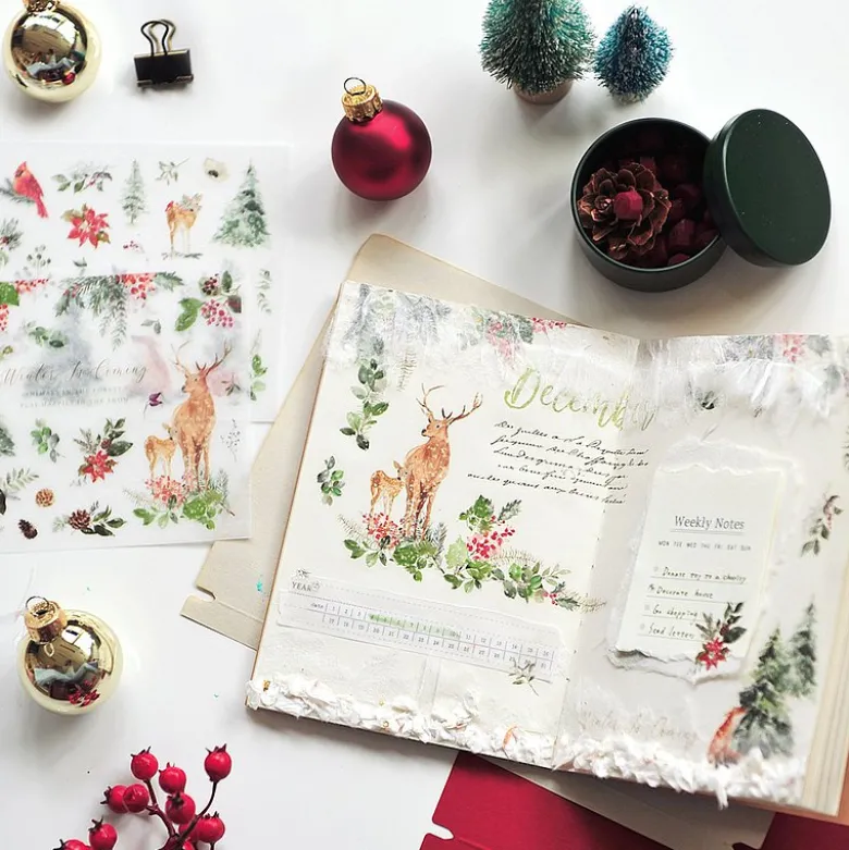 MU LifeStyle | Pegatinas Transferibles 1019 Santa Clausenwood