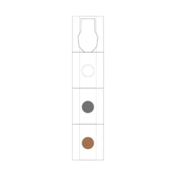 MU LifeStyle | Set de Tinta para Sellos Ink Pen 09 Log Cabin