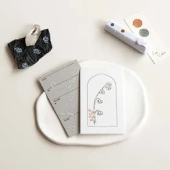 MU LifeStyle | Set de Tinta para Sellos Ink Pen 09 Log Cabin