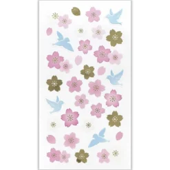 NB CO | Pegatinas Blue Bird and Cherry Blossom