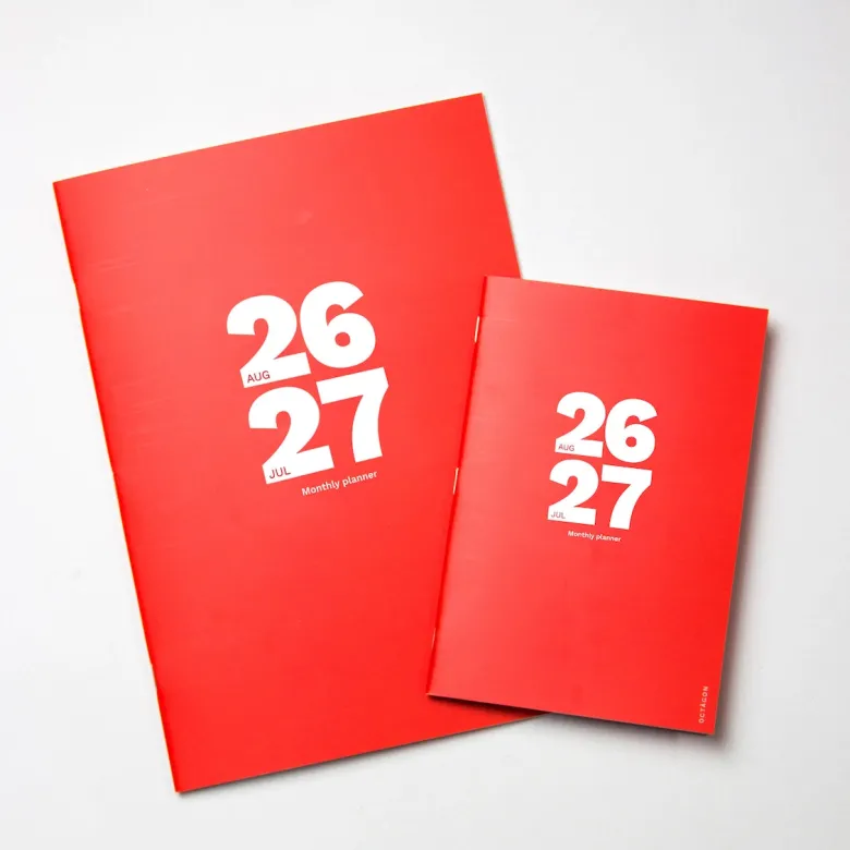 Octagon | Agenda Small Monthly Planner A5 2026-2027 (Mensual)