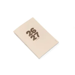 Octagon | Agenda Small Monthly Planner Plus A5 2026-2027 Biscuit (Mensual)