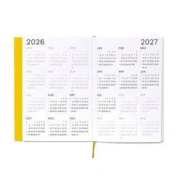 Octagon | Agenda Weekly Planner A5 Yellow 2026-2027 (Semanal)