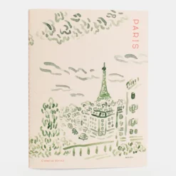 Paperways | Cuaderno de Viaje Ilustrado L'Après-midi Paris Eiffel Pink