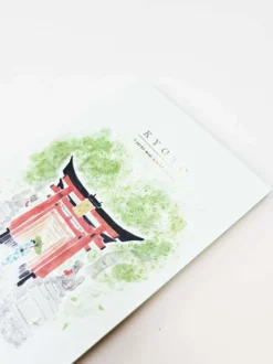 Paperways | Cuaderno de Viaje Ilustrado Travel Journal L'Après-midi Kyoto Inari