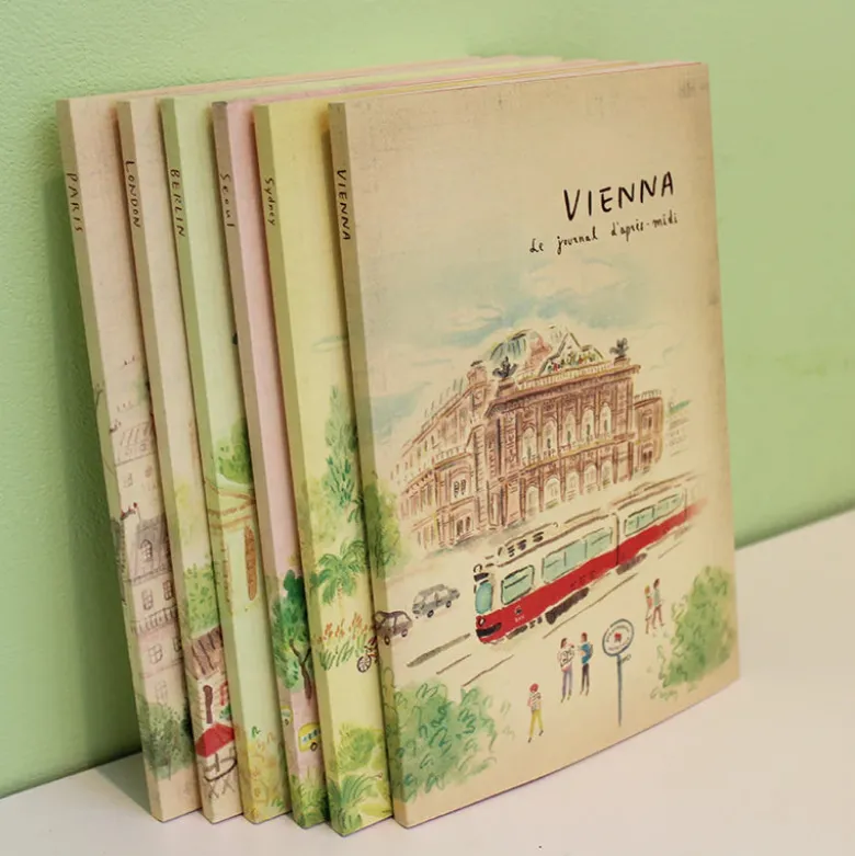 Paperways | Cuaderno de Viaje Ilustrado Travel Journal L'Après-midi Vienna