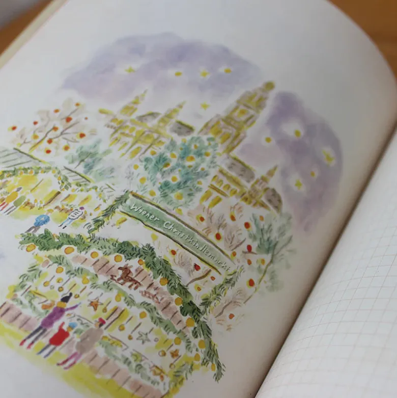 Paperways | Cuaderno de Viaje Ilustrado Travel Journal L'Après-midi Vienna