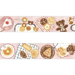 Papier Platz | Nakauchi Waka Bear and Sweets Washi Tape