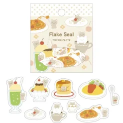 Papier Platz | Pegatinas Flake Kuma Teatime