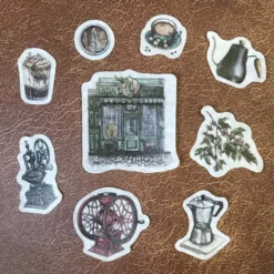 Papier Platz | Pegatinas Flake LINCHIANING Coffee Shops