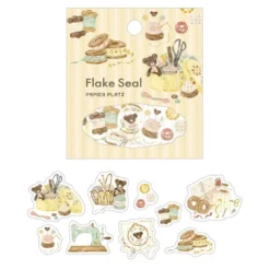 Papier Platz | Pegatinas Flake Nakauchi Waka Bears Sewing
