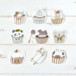 Papier Platz | Pegatinas Flake Shochirou Tobimatsu Cupcake