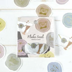 Papier Platz | Pegatinas Flake Shochirou Tobimatsu Sealing Stamps