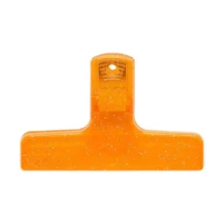 Penco | Clip de Plástico Glitter Orange
