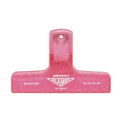 Penco | Clip de Plástico Glitter Pink