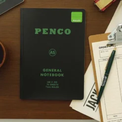 Penco | Cuaderno Soft PP A5 Black (Rayas)