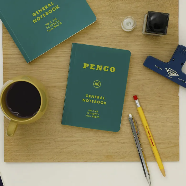 Penco | Cuaderno Soft PP A6 Green (Rayas)