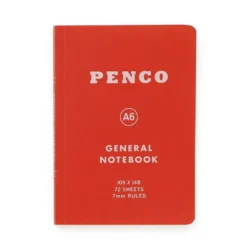 Penco | Cuaderno Soft PP A6 Red (Rayas)