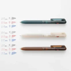 Pentel | Bolígrafo Calme 3-Colores Relaxed Forest 0.5 Sea Blue