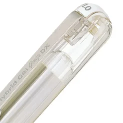 Pentel | Bolígrafo de Tinta Plateada Hybrid Gel 1.0