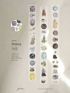 Pion | Pegatinas en Rollo Pottery Glossy PET