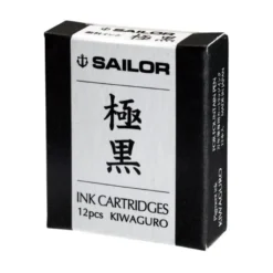 Sailor | Cartuchos Recambio de Tinta Negra Kiwaguro