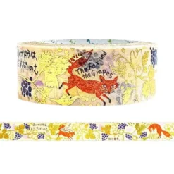 Seal-do | Jewel of Fairy Tale Fox and Grapes Washi Tape