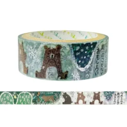 Seal-do | Kenji Miyazawa Phantom Light Yama no Kuma Washi Tape