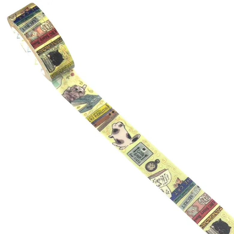 Seal-do | Kirapika My Dear Cats Cats & Books Washi Tape
