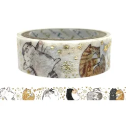 Seal-do | Kirapika My Dear Cats Happy Nap Washi Tape