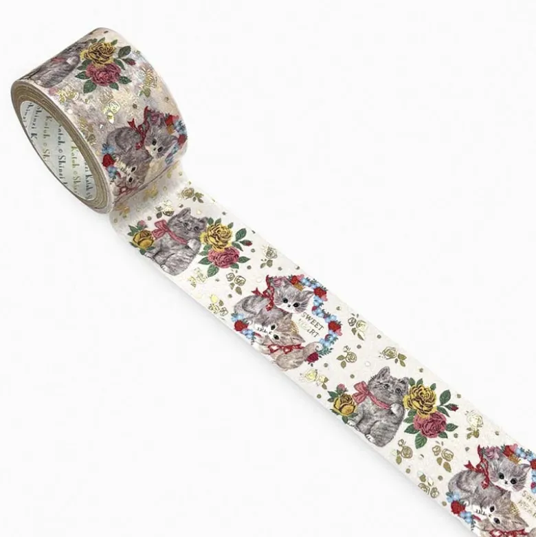 Seal-do | Kirapika Rose Cat Washi Tape