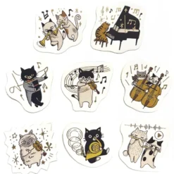 Seal-do | Pegatinas Kirapika Meowphonic Orchestra