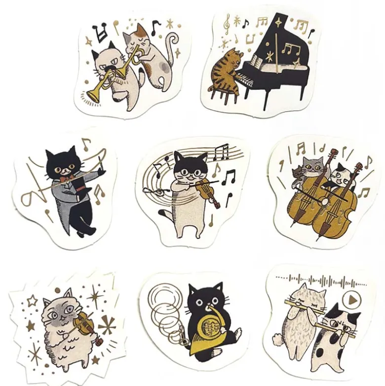 Seal-do | Pegatinas Kirapika Meowphonic Orchestra